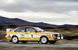 Audi 50 years of five-cylinder engine, 2025, Audi quattro A2, 1983, front